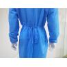 Buy cheap Blue Disposable Surgical Gown VASTPROTECT-501 45GSM Isolation Hypoallergenic Comfort Back Closure Blue 120*140cm from wholesalers