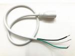 American 3pin white extension power cord without stopper 10A/16A copper power