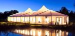 Big PVC Aluminium Pagoda Wedding Event Tents With Luxury Desorations And Lights