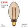 Buy cheap B75 Bulb, Deco Light, E27 LED Bulb, Fashionable Glass Bulb, Candle Light from wholesalers