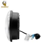 Harley 5.75 Inch White Yellow Circle Available LED Bike Fancy Headlight
