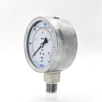 Buy cheap Original 100mm Stainless Steel Manometer Glycerin Filled Pressure Gauge product