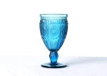 Embossed Vintage Crystal Highball Glasses 340ml Leakageless