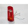 Buy cheap Oval Red Color LED Motorcycle Tail Lights PC+ABS Material Long Life Span from wholesalers