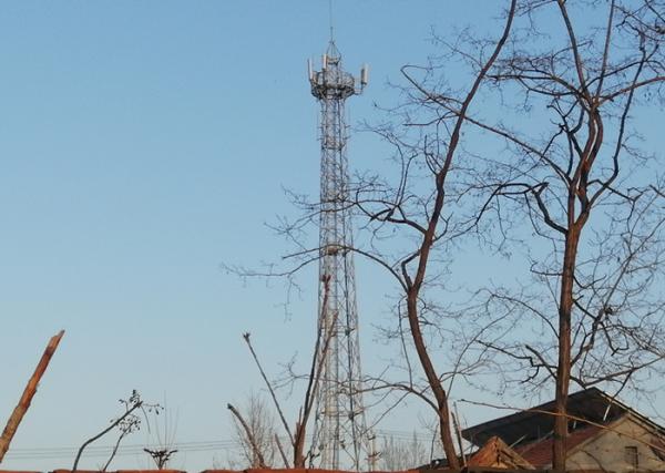 Buy cheap Radio Wifi Antenna Mobile Cell Tower 20m Height ASTM A123 Galvanization Standards from wholesalers