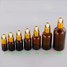 Buy cheap Frosted Blue Glass Cosmetic Face Serum Bottles Custom Empty Luxury Hair Essential Oil Dropper Bottle with Box Sample Free from wholesalers