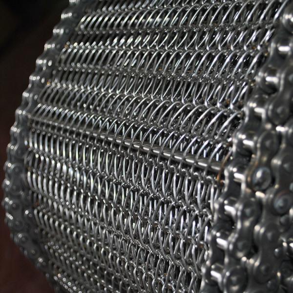 Buy cheap Customized Wire Mesh Chain Conveyor Belt Stainless Steel Spiral Wire Mesh Conveyor Belt from wholesalers