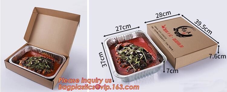 Carton corrugated paper pizza delivery box,bio-degradable high quality chinese food products custom kraft paper pizza pa