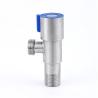 Buy cheap Quarter Turn SS304 Brushed Angle Valve 3 8 130g One Piece Body Construction from wholesalers