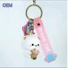 Buy cheap Custom 3d PVC Plastic Animal Anime Keychain OEM Design Cute Plastic Keychain from wholesalers