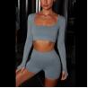 Buy cheap XS-5XL Long Sleeve Fitness Crop Top from wholesalers