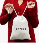 White Cotton Geological Sample Bags For Core Powder Collecting Logo Customized