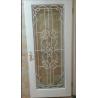 Buy cheap custom colors wrought iron glass for doors from wholesalers