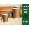 Buy cheap Hot / Clod Drink Kraft Paper Cups Customized Printing For Ice Cream from wholesalers