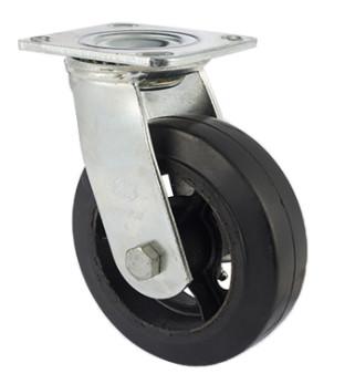 Buy cheap 8 Inch Trolley Wheels Heavy Duty Swivel Casters Rubber Castor Wheel Cast Iron Wheels from wholesalers