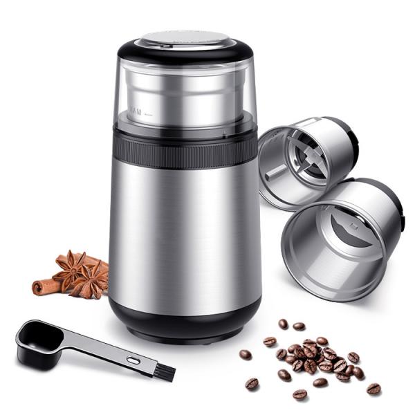 Buy cheap Blade Silver Portable Electric Coffee Grinder Detachable ABS Easy Operation from wholesalers