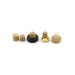 Factory wholesale Wooden Top Wine Bottle Synthetic Cork Stopper Cork Polymer