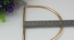 Fashion bag accessory high-grade 3 colors nickel 120 mm iron d ring metal bag