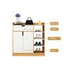 Buy cheap Golden Teak Color Home Shoe Storage Cabinet Eco Friendly Without Odour Smell from wholesalers