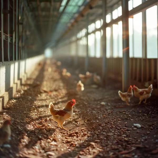 Steel Portal Frame For Poultry Breeding Bases Durable Efficient Agricultural