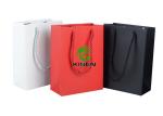 Paper Gift Retail Shop Bags With Handles Lightweight Custom Size / Color