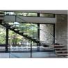 Buy cheap Safety Internal Modern Straight Staircase , Wood And Glass Staircase Designs from wholesalers