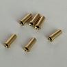 Buy cheap 2.32mm Circular Connector Crimp Contacts Female Brass Pin Gold Plated Connector Pin from wholesalers