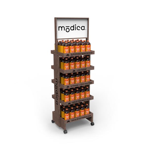 Buy cheap Modern Wooden Display Stand Racks For Pharmacy Shop Displays from wholesalers