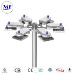 400W 600W 800W IP66 5years Warranty LED High Mast Light With Pole Installation
