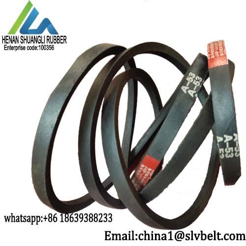Buy cheap Mechanical Transmission Classical Wrapped V-belt for general drive Wear Resistance Trapezoid Type A Length 132''-142'' from wholesalers