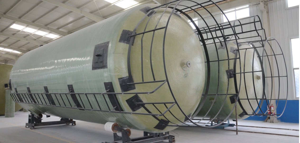 200m3 Customized Inlet Diameter Frp Storage Tank Optional Level Gauge