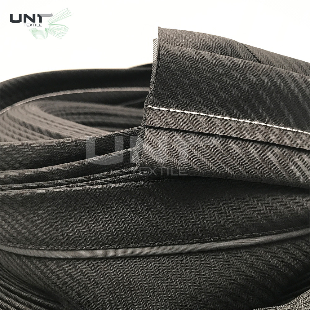 Woven Herringbone Fishbone Waistband Lining For Trousers Garments Accessories Internal Quality Control Available Stock