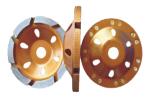 30# 4'' Metal Grinding Discs / Terrazzo Leveling Grinding Cup Wheel Metal Bond