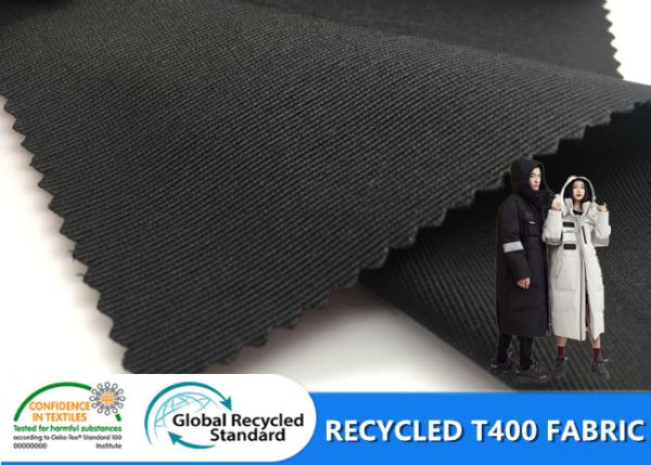 Buy cheap 100% Recycled Polyester T400 Waterproof Stretch Fabric GRS Skiing Outdoor winter Jacket Fabric from wholesalers