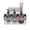 Buy cheap No Drilling Wall Mounted Bathroom Storage Rack WOVEN BASKET IRON WIRE Organizer PS Box Shower Caddy from wholesalers