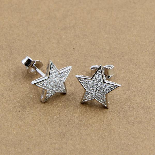 Buy cheap Star Earring Stud Twinkling Star 925 Sterling Silver Stud Earrings For Everyday Glamour Real Sterling Silver Earrings from wholesalers