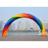 Buy cheap Outdoor beautiful rainbow advertising inflatable arch for event parties or ceremonies from wholesalers