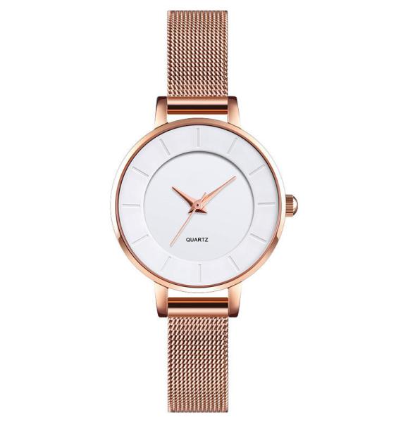 Buy cheap Q021 rose gold girls womans quartz watches back stainless steel watches women lady luxury watch from wholesalers