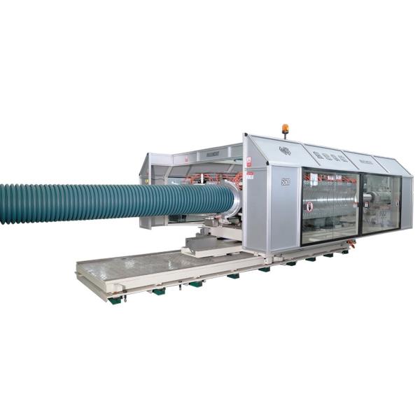 Buy cheap Double Wall Corrugated Pipe Extrusion Line Making Machine For 100 - 630mm Pipes from wholesalers