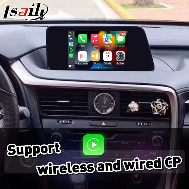 Wireless Carplay Interface for Lexus RX350L RX450L RX350 RX450h RX200t RX Knob Control 2016-2019