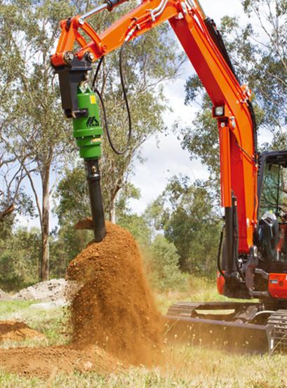 Buy cheap Earth Auger 8000 Nm For 10-20 Tons Loader Excavators from wholesalers