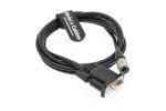 6 pin Hirose Male to DB9 RS232 Data Download Cable for Topcon Leica Nikcon