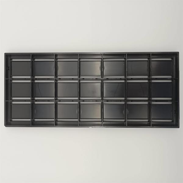 Buy cheap ROHS Customized Electronic Component Tray Matrix Plastic from wholesalers