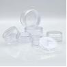 Buy cheap Transparent Cosmetic Plastic Cream Jar With Screw Cap from wholesalers