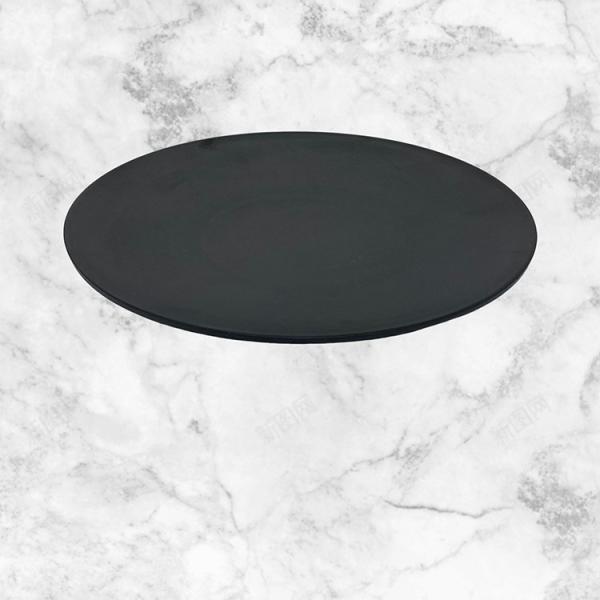 Buy cheap Matte Black Round Plate Tasteless Melamine Plate Set Dinnerware from wholesalers
