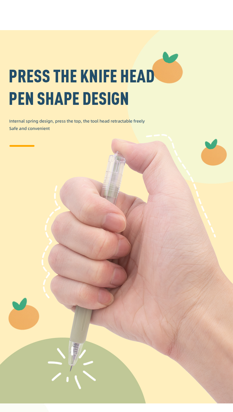 Mini Blades Journal Scrapbook Cutter Aesthetics Stickers Handcraft Art Hidden Pen Knife