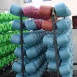 Multi Color Knotless Dyed Polyester Yarn 40 / 2 40 / 3 100% Polyester Spun Yarn