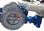 API 609 Metal Seated Butterfly Valve , Industrial Triple Offset Butterfly Valve