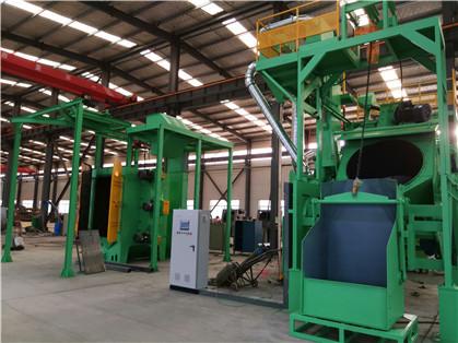 Buy cheap Steel Grit Sa2.5 Rolling Drum Type Shot Blasting Machine With Dust Collector from wholesalers