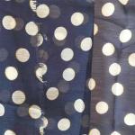 75gsm Polyester Chiffon Fabric Crinckle Aop Printed And Golden